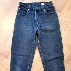 LEVI'S 550 Relaxed Fit Black Jean's Size 9